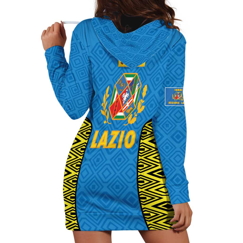 Italy Lazio Hoodie Dress Flag Style LT19
