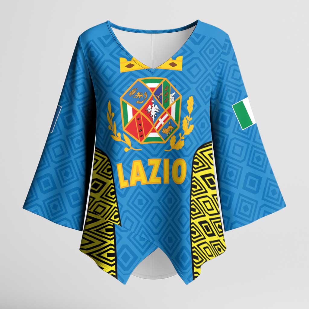 Italy Lazio Kimono Sleeve Blouse Flag Style LT19