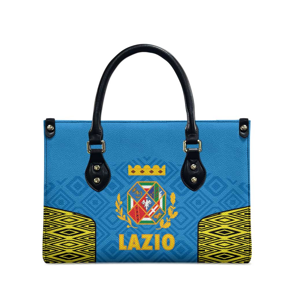 Italy Lazio Leather Bag Flag Style - Wonder Print Shop