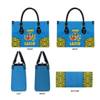 Italy Lazio Leather Bag Flag Style - Wonder Print Shop