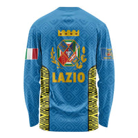 Italy Lazio Long Sleeve Shirt Flag Style LT19