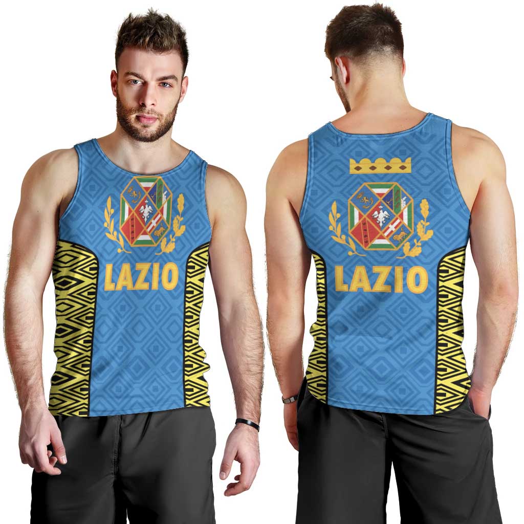 Italy Lazio Men Tank Top Flag Style LT19
