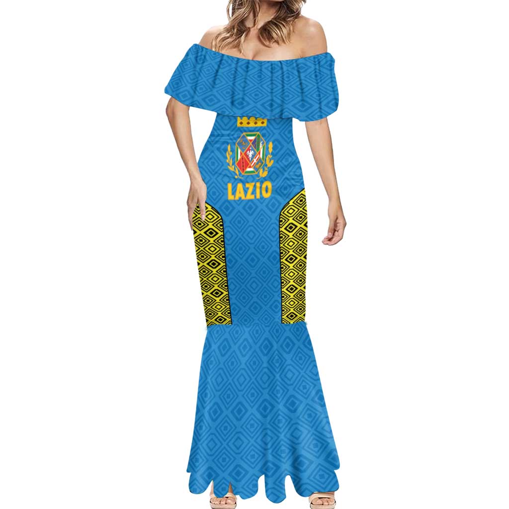 Italy Lazio Mermaid Dress Flag Style LT19