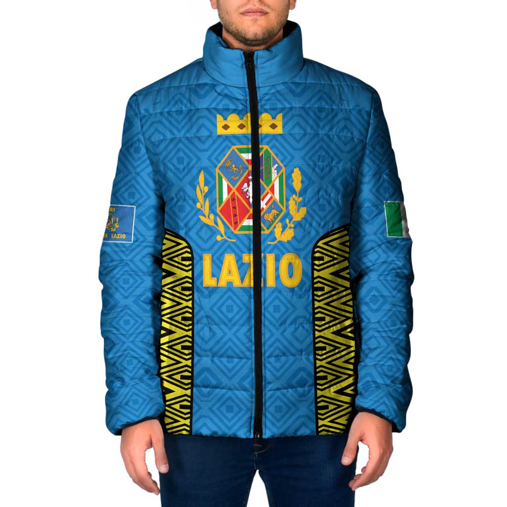 Italy Lazio Padded Jacket Flag Style LT19