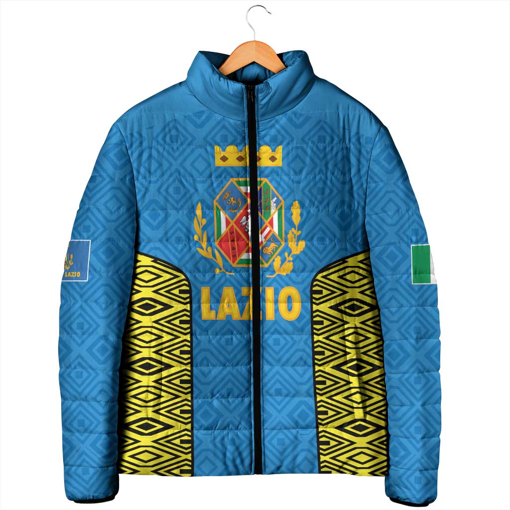 Italy Lazio Padded Jacket Flag Style LT19