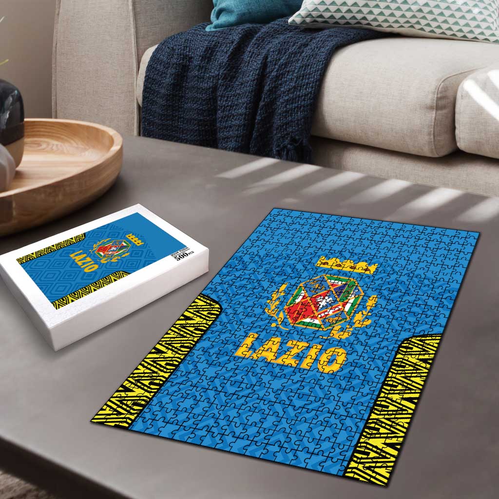 Italy Lazio Puzzle Flag Style - Wonder Print Shop