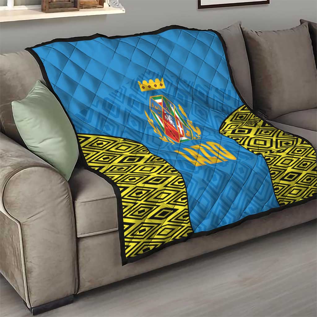 Italy Lazio Quilt Flag Style - Wonder Print Shop