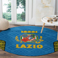 Italy Lazio Round Carpet Flag Style - Wonder Print Shop