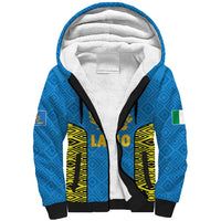 Italy Lazio Sherpa Hoodie Flag Style LT19