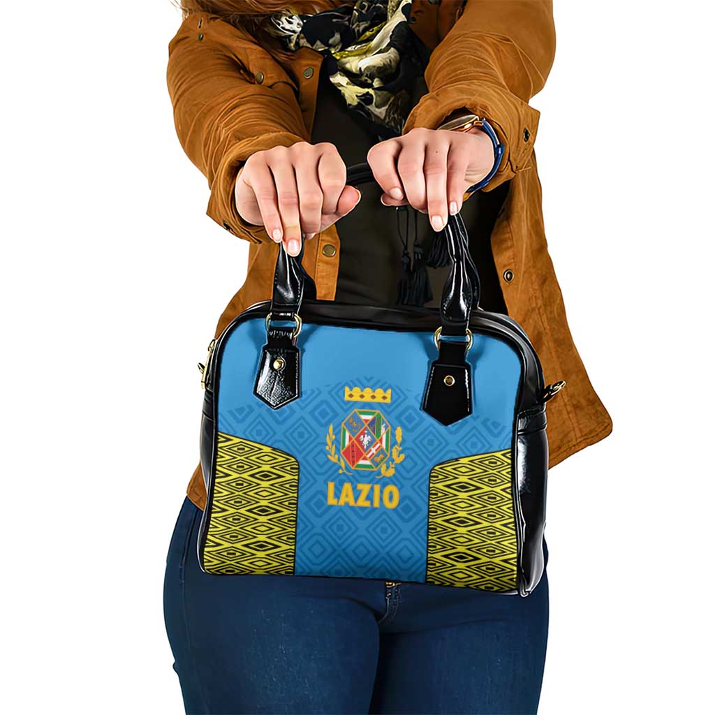 Italy Lazio Shoulder Handbag Flag Style - Wonder Print Shop