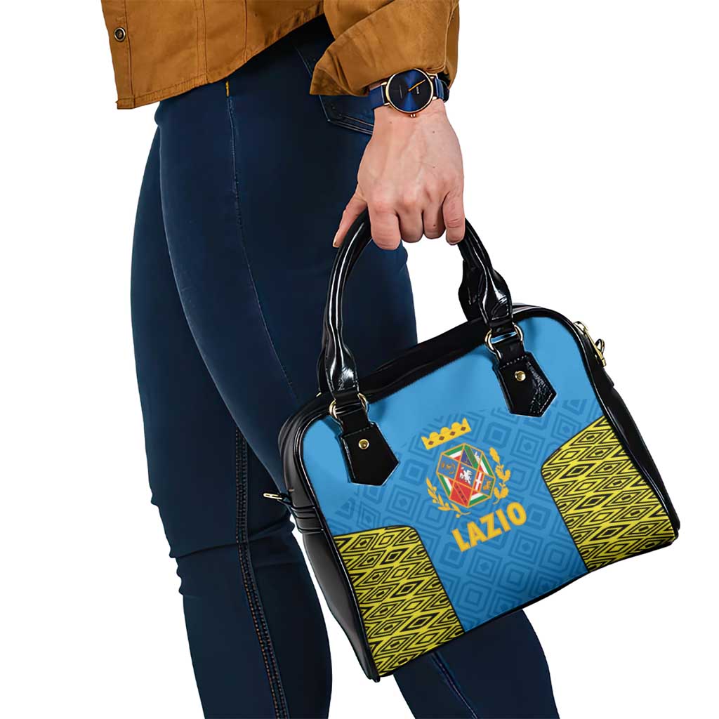 Italy Lazio Shoulder Handbag Flag Style - Wonder Print Shop