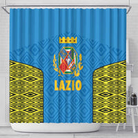 Italy Lazio Shower Curtain Flag Style - Wonder Print Shop