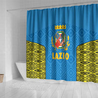 Italy Lazio Shower Curtain Flag Style - Wonder Print Shop