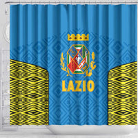 Italy Lazio Shower Curtain Flag Style - Wonder Print Shop
