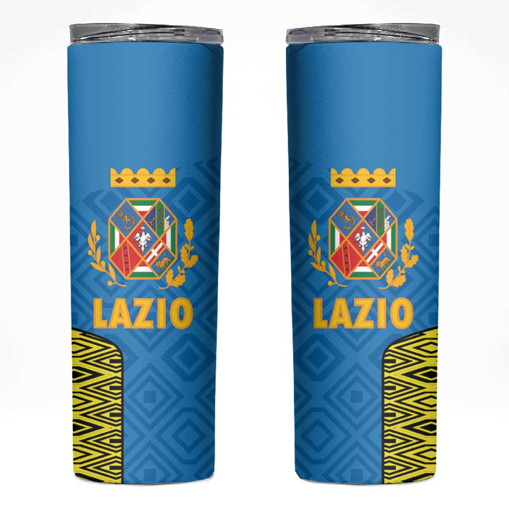Italy Lazio Skinny Tumbler Flag Style - Wonder Print Shop