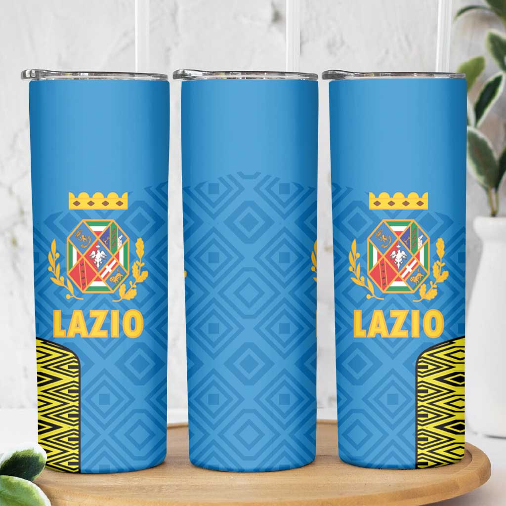 Italy Lazio Skinny Tumbler Flag Style - Wonder Print Shop