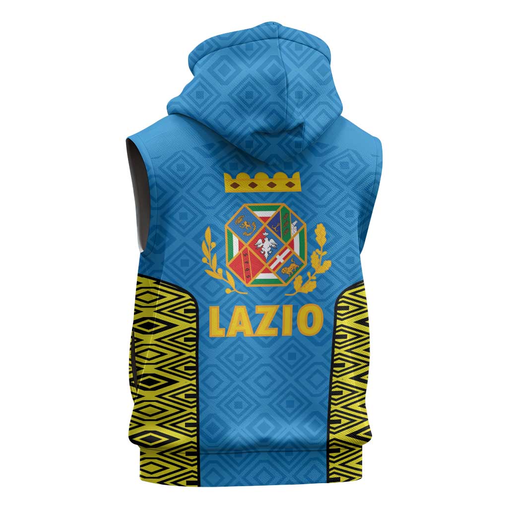 Italy Lazio Sleeveless Hoodie Flag Style LT19