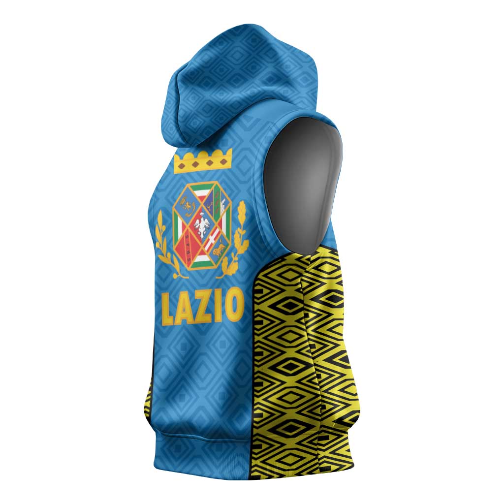 Italy Lazio Sleeveless Hoodie Flag Style LT19