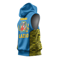 Italy Lazio Sleeveless Hoodie Flag Style LT19
