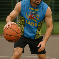 Italy Lazio Sleeveless Hoodie Flag Style LT19