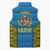 Italy Lazio Sleeveless Puffer Jacket Flag Style LT19