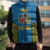 Italy Lazio Sleeveless Puffer Jacket Flag Style LT19