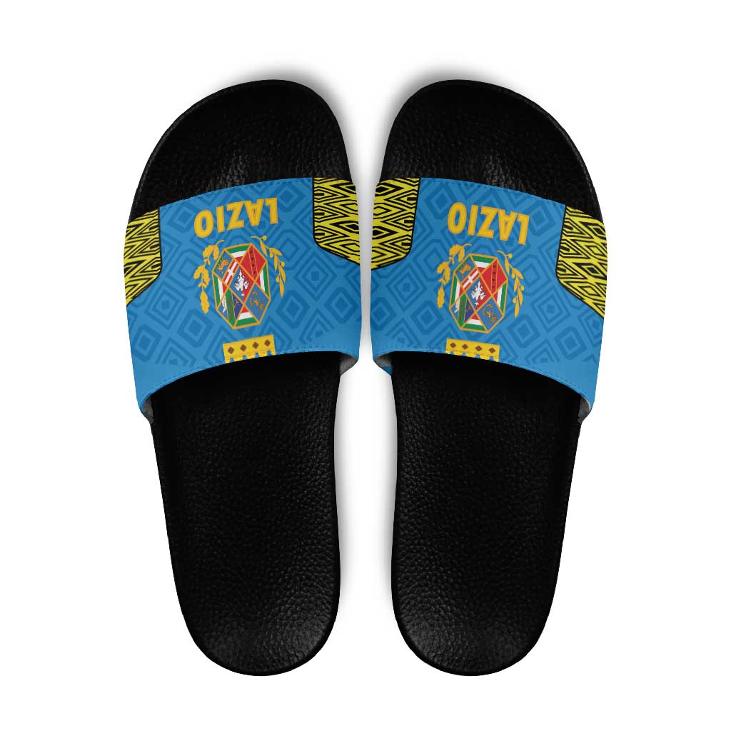 Italy Lazio Slide Sandals Flag Style - Wonder Print Shop