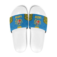 Italy Lazio Slide Sandals Flag Style - Wonder Print Shop