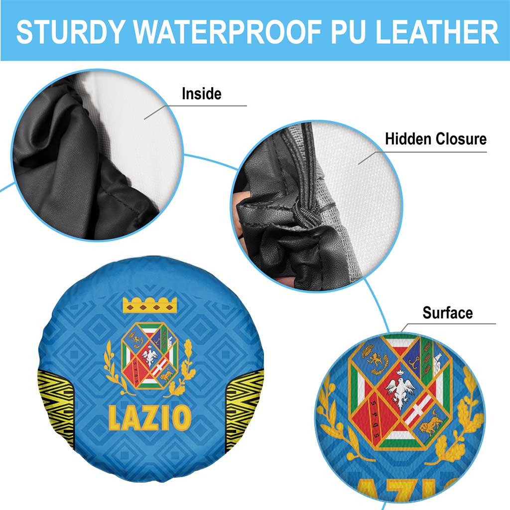 Italy Lazio Spare Tire Cover Flag Style - Wonder Print Shop