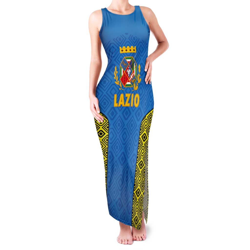 Italy Lazio Tank Maxi Dress Flag Style - Wonder Print Shop