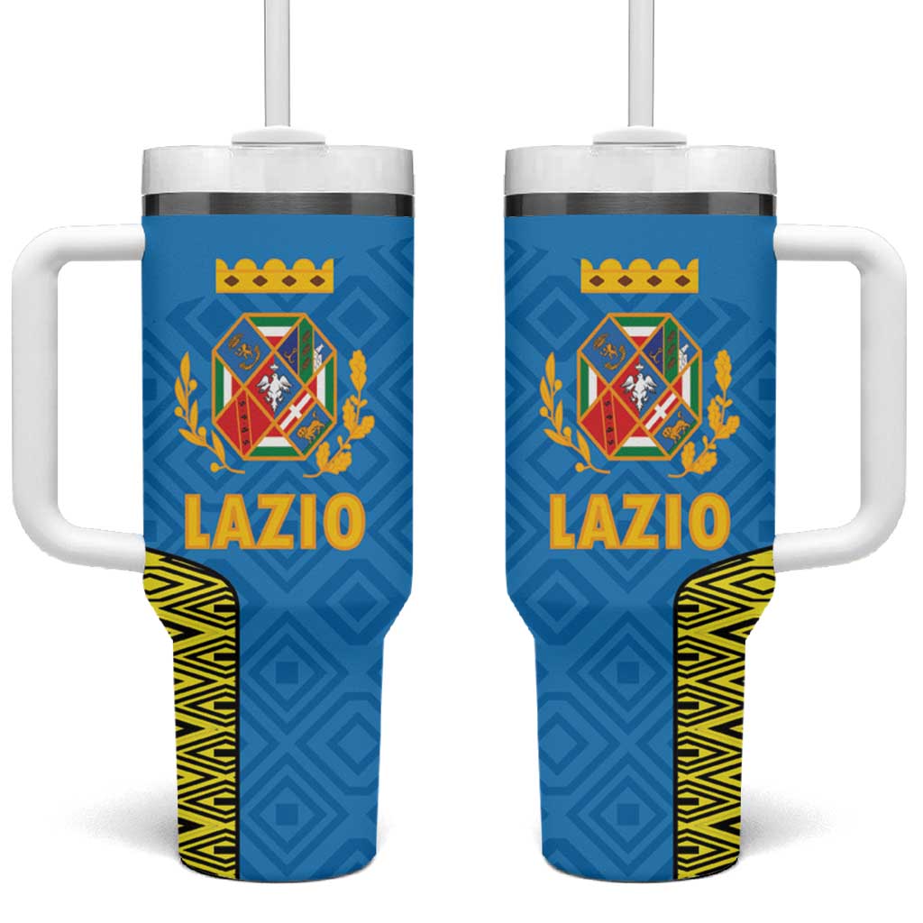 Italy Lazio Tumbler With Handle Flag Style - Wonder Print Shop