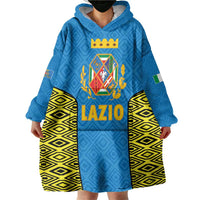 Italy Lazio Wearable Blanket Hoodie Flag Style LT19