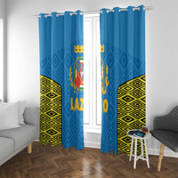 Italy Lazio Window Curtain Flag Style - Wonder Print Shop