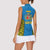 Italy Lazio Women Sleeveless Polo Shirt Flag Style LT19