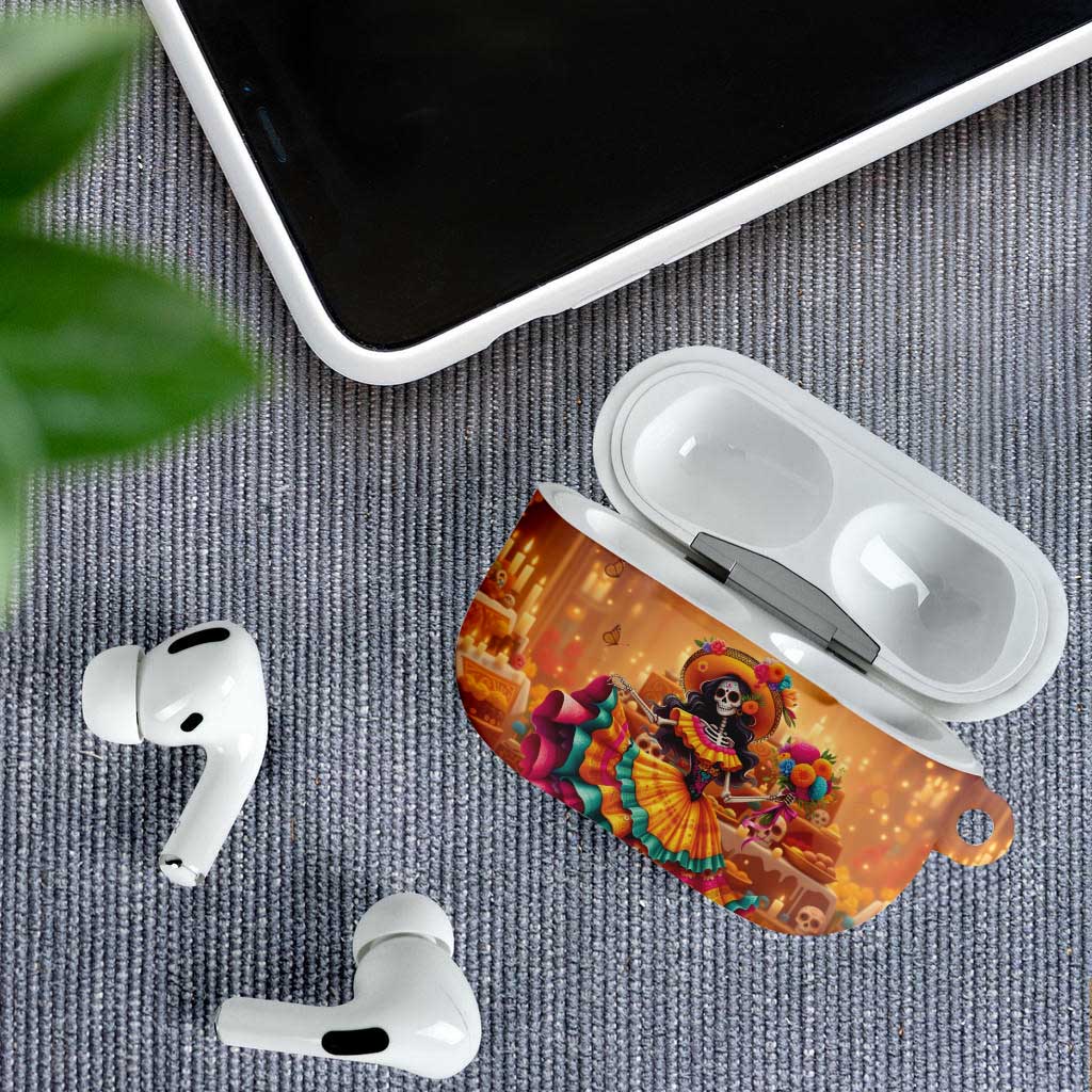 Mexico Day Of The Dead AirPods Case Día de los Muertos Catrina - Wonder Print Shop