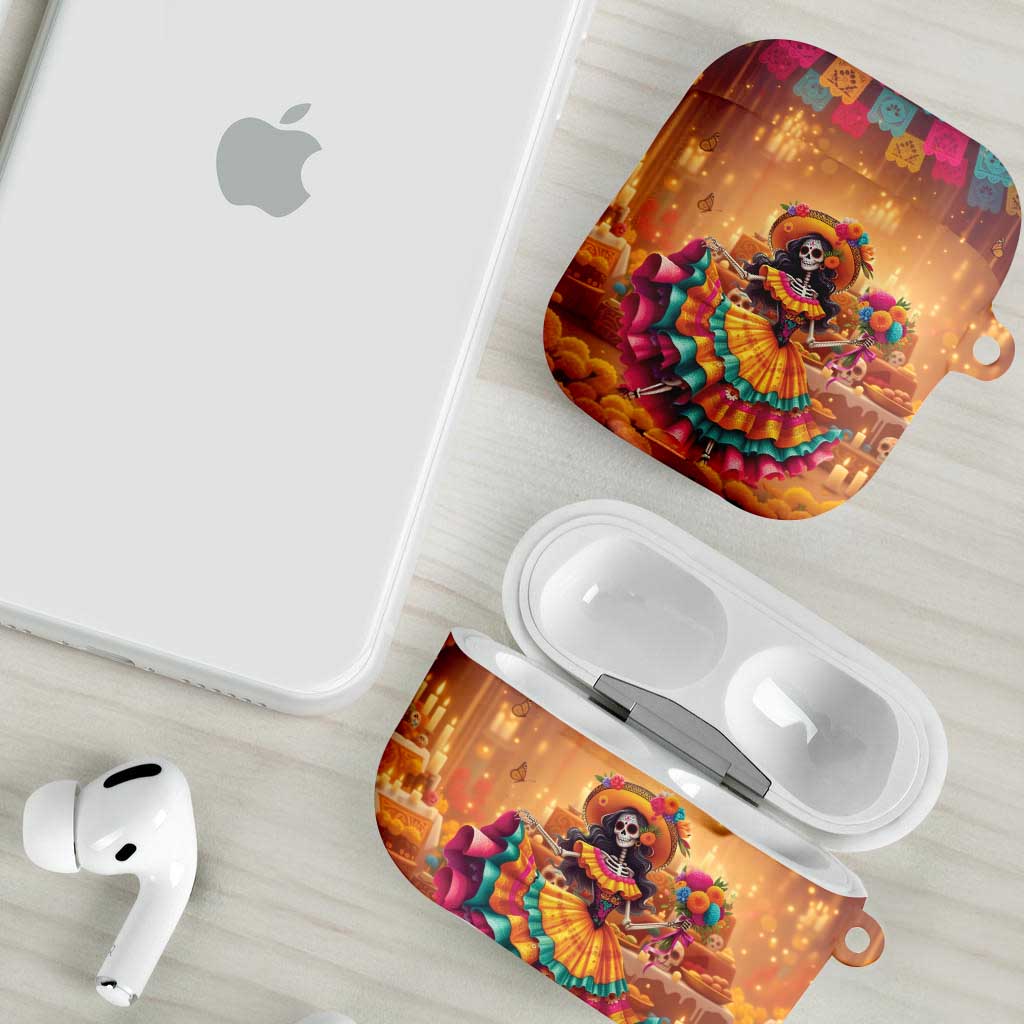 Mexico Day Of The Dead AirPods Case Día de los Muertos Catrina - Wonder Print Shop