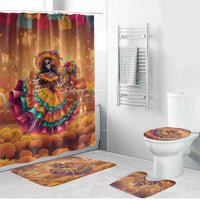 Mexico Day Of The Dead Bathroom Set Día de los Muertos Catrina - Wonder Print Shop