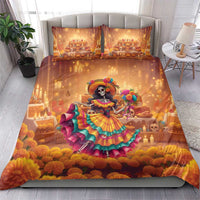 Mexico Day Of The Dead Bedding Set Día de los Muertos Catrina - Wonder Print Shop
