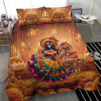 Mexico Day Of The Dead Bedding Set Día de los Muertos Catrina - Wonder Print Shop