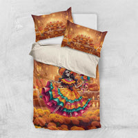 Mexico Day Of The Dead Bedding Set Día de los Muertos Catrina - Wonder Print Shop
