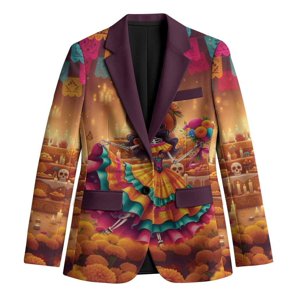 Mexico Day Of The Dead Blazer Día de los Muertos Catrina - Wonder Print Shop