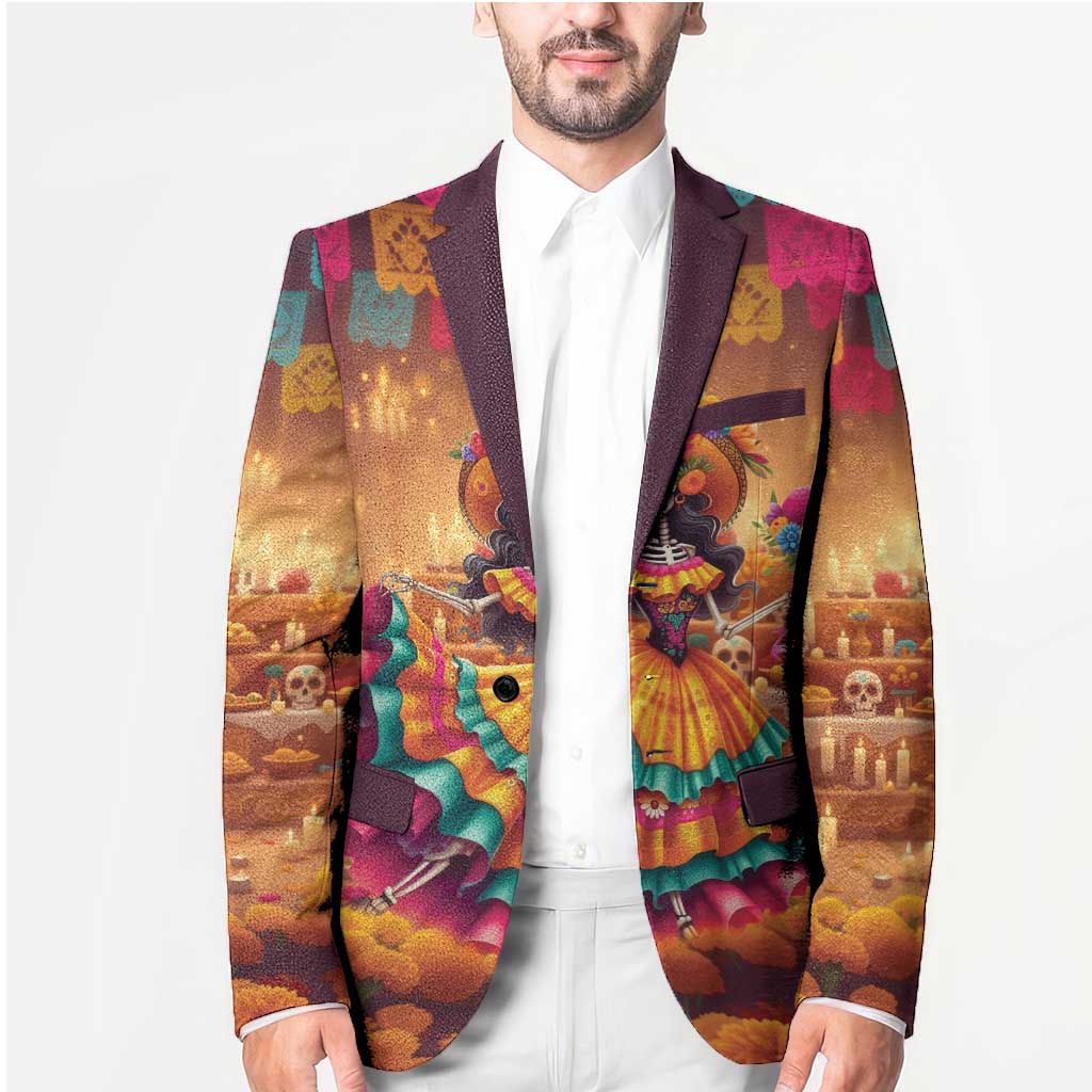 Mexico Day Of The Dead Blazer Día de los Muertos Catrina - Wonder Print Shop