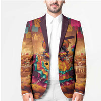 Mexico Day Of The Dead Blazer Día de los Muertos Catrina - Wonder Print Shop