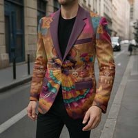 Mexico Day Of The Dead Blazer Día de los Muertos Catrina - Wonder Print Shop