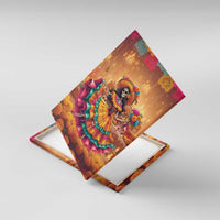 Mexico Day Of The Dead Canvas Wall Art Día de los Muertos Catrina - Wonder Print Shop