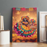 Mexico Day Of The Dead Canvas Wall Art Día de los Muertos Catrina - Wonder Print Shop