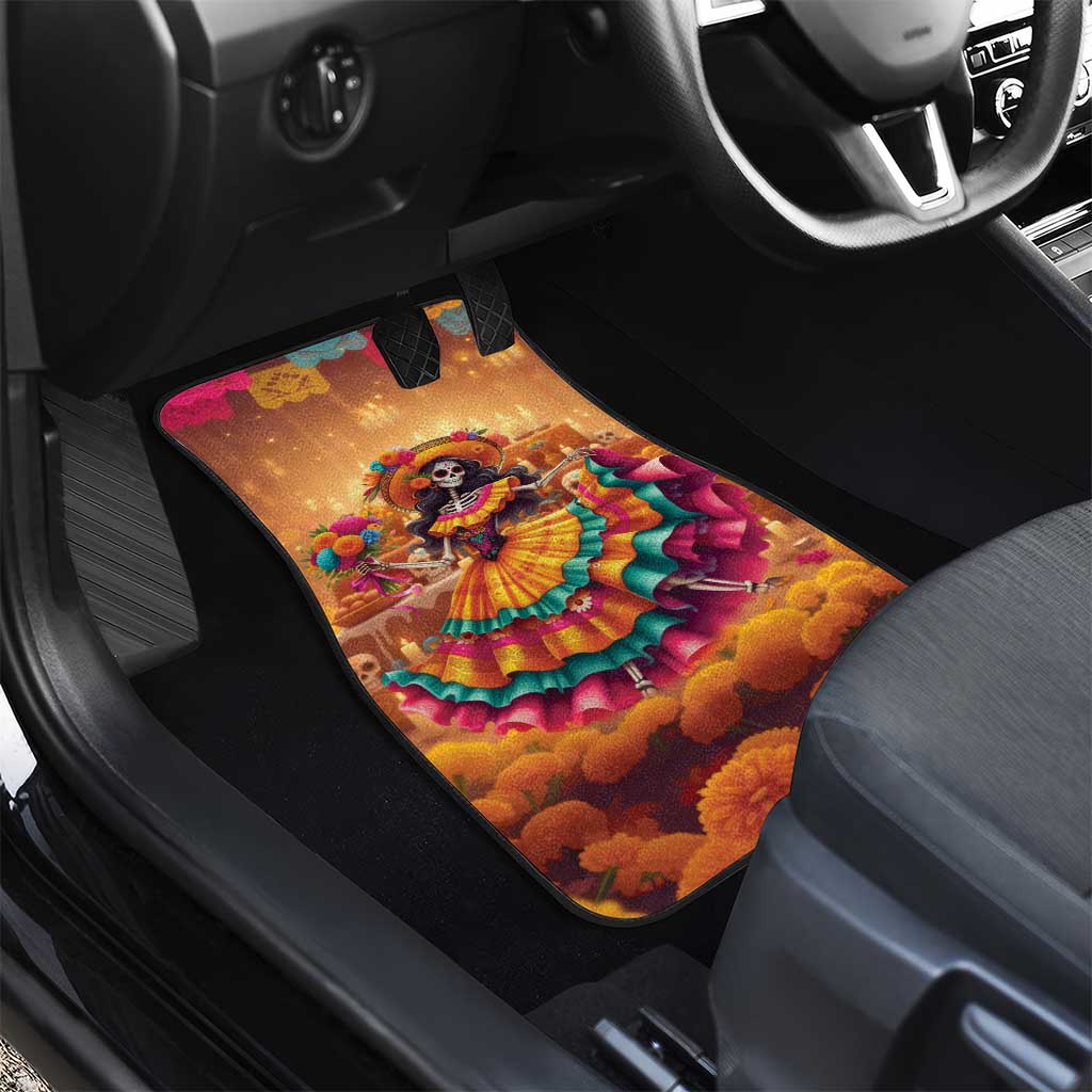 Mexico Day Of The Dead Car Mats Día de los Muertos Catrina - Wonder Print Shop