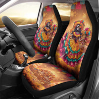 Mexico Day Of The Dead Car Seat Cover Día de los Muertos Catrina - Wonder Print Shop