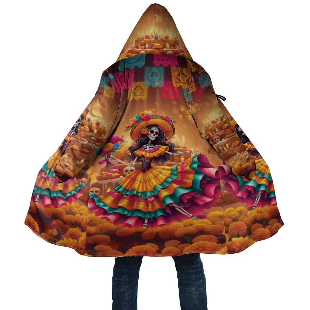 Mexico Day Of The Dead Cloak Día de los Muertos Catrina - Wonder Print Shop