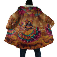 Mexico Day Of The Dead Cloak Día de los Muertos Catrina - Wonder Print Shop